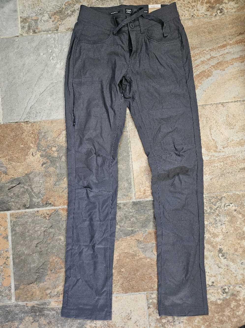NWT SZ 00 PrAna Halle II Straight Pants, women, charcoal gray.